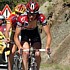 Frank Schleck dans une chape pendant la 16me tape du Giro d'Italia 2005